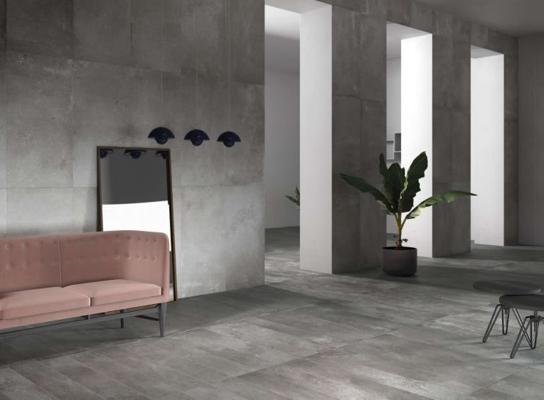 Sydney Polished Concrete Look Tiles Floor Lapato Terrazzo